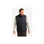 Jack Wolfskin Ather Down Vest Ανδρικό Αμάνικο Μπουφάν Μαύρο