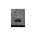 Jack And Jones Jacdna Beanie Σκουφάκι Χειμερινό (12092815 GREY MELANGE)