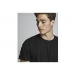 Jack And Jones Jjenoa Ss Crew Neck Noos T-Shirt Ανδρικό (12113648 BLACK)