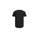 Jack And Jones Jjenoa Ss Crew Neck Noos T-Shirt Ανδρικό (12113648 BLACK)