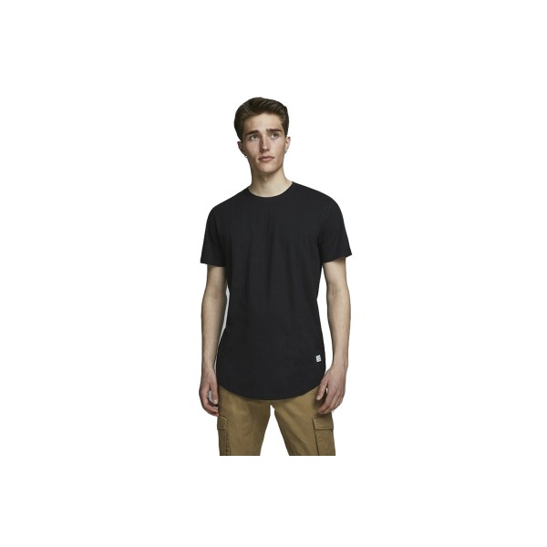 Jack And Jones Jjenoa Ss Crew Neck Noos T-Shirt Ανδρικό (12113648 BLACK)