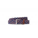 Jack And Jones Jacspring Woven Belt Noos (12118114 RED DAHLIA-NAVY BLAZE)