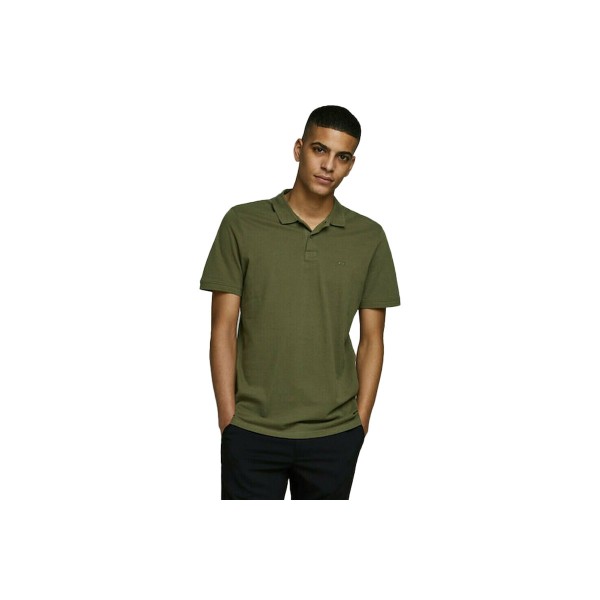 Jack And Jones Jjebasic Polo Ανδρικό (12136516 OLIVE NIGHT)