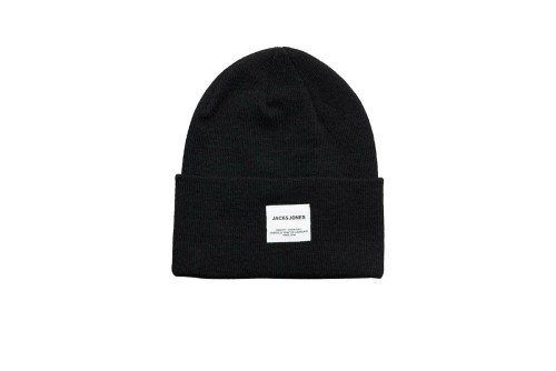 Jack And Jones Jaclong Knit Beanie Noos Σκουφάκι Χειμερινό (12150627 BLACK)