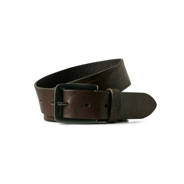 Jack And Jones Jacvictor Leather Belt Noos Ζώνη Casual (12152757 BLACK COFFEE)