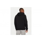 Jack And Jones Ανδρικό Φούτερ με Κουκούλα Μαύρο