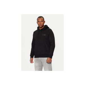 Jack And Jones Corp Logo Hoodie Ανδρικό (12152840 BLACK-SMALL PRIN)