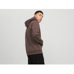 Jack And Jones Jjecorp Logo Sweat Hood Noos Hoodie Ανδρικό (12152840 SEAL BROWN-REG-LARGE)