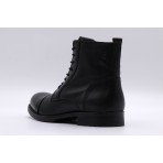 Jack And Jones Jfwrussel Leather Anthracite 19 Ln Μποτάκια Μόδας (12155999 ANTHRACITE)