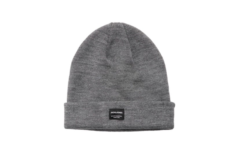Jack And Jones Jacbeanie And Love Knit Giftbox Σκουφάκι Με Γάντια (12168383 GREY MELANGE)