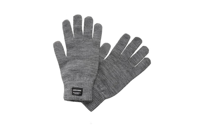 Jack And Jones Jacbeanie And Love Knit Giftbox Σκουφάκι Με Γάντια (12168383 GREY MELANGE)