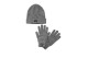 Jack And Jones Jacbeanie And Love Knit Giftbox Σκουφάκι Με Γάντια (12168383 GREY MELANGE)