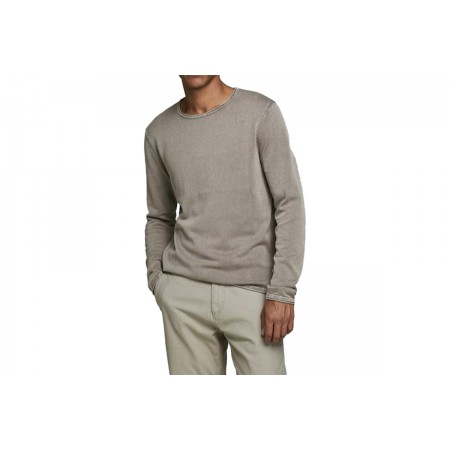 Jack And Jones Jjeleo Knit Crew Neck Μπλούζα Με Λαιμόκοψη 