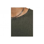 Jack And Jones Jjeleo Knit Crew Neck Noos Πουλόβερ Ανδρικό