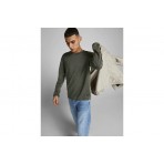 Jack And Jones Jjeleo Knit Crew Neck Noos Πουλόβερ Ανδρικό