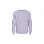 Jack And Jones Jjebasic Sweat Crew Neck Noos Μπλούζα Με Λαιμόκοψη (12181903 ORCHID PETAL)