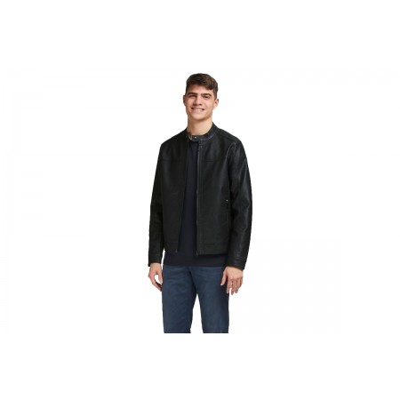 Jack And Jones Jjewarner Noos Μπουφάν Δερματίνη Ανδρικό 