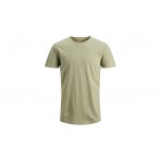 Jack And Jones Jjebasher Tee O-Neck Ss Noos T-Shirt Ανδρικό (12182498 CROCKERY)