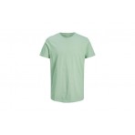 Jack And Jones Jjebasher Tee O-Neck Ss Noos T-Shirt Ανδρικό (12182498 GRANITE GREEN)