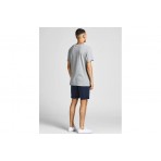 Jack & Jones Jpstdave Ανδρική Chino Βερμούδα Μπλε Σκούρο