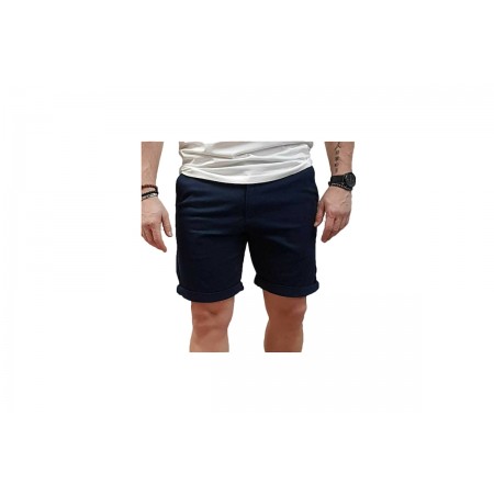 Jack & Jones Jpstdave Ανδρική Chino Βερμούδα Μπλε Σκούρο