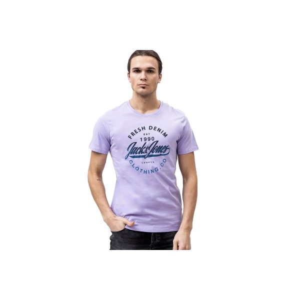 Jack And Jones Jjfresh Tee Ss (12200223 LAVENDER)