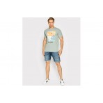 Jack And Jones Jjbillboard Tee Ss T-Shirt Ανδρικό (12200416 STATE GRAY STANDARD)