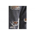 Jack And Jones Jjifrank Jjleen Am 229 Παντελόνι Τζιν  Ανδρικό (12204298 BLACK DENIM)