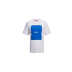 Jjxx Jxamber Ss Relaxed Tee Noos (12204837 BRIGHT WHITE-BLUE LOL)