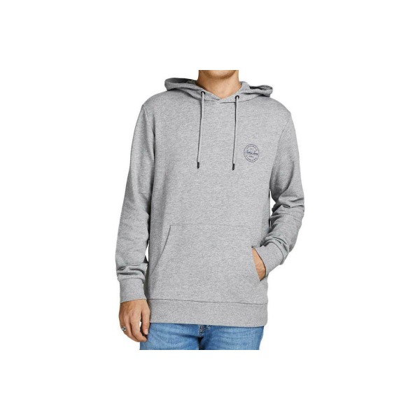 Jack And Jones Jjeshark Sweat Hood Noos Hoodie (12205081 LIGHT GREY)