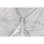 Escape Camping Ομπρέλα Παραλίαςκήπου Escape 2.4M 6 Ακτίνες Silver Grey (12206)