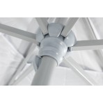 Escape Camping Ομπρέλα Παραλίαςκήπου Escape 2.4M 6 Ακτίνες Silver Grey (12206)