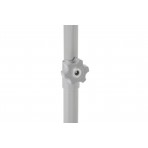 Escape Camping Ομπρέλα Παραλίαςκήπου Escape 2.4M 6 Ακτίνες Silver Grey (12206)