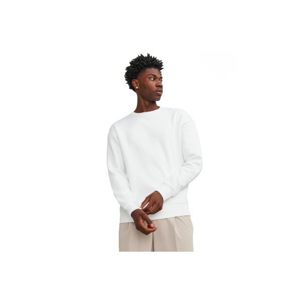 Jack And Jones Jjestar Basic Sweat Neck Noos Μπλούζα Με Λαιμόκοψη Ανδρική (12208182 CLOUD DANCER)