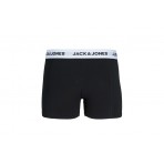 Jack And Jones Jacbasic White Wb Trunks Εσώρουχο Boxer 3-Τεμάχια (12213629 BLACK)