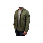 Jack And Jones Jcoben Classic Teddy Overshirt Ls Πουκάμισο Μακρυμάνικο (12215787 FOUR LEAF)
