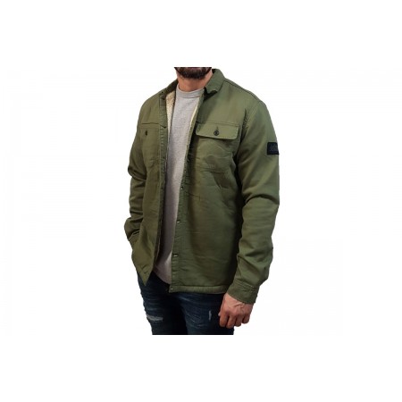 Jack And Jones Jcoben Classic Teddy Overshirt Ls Πουκάμισο Μακρυμάνικο 