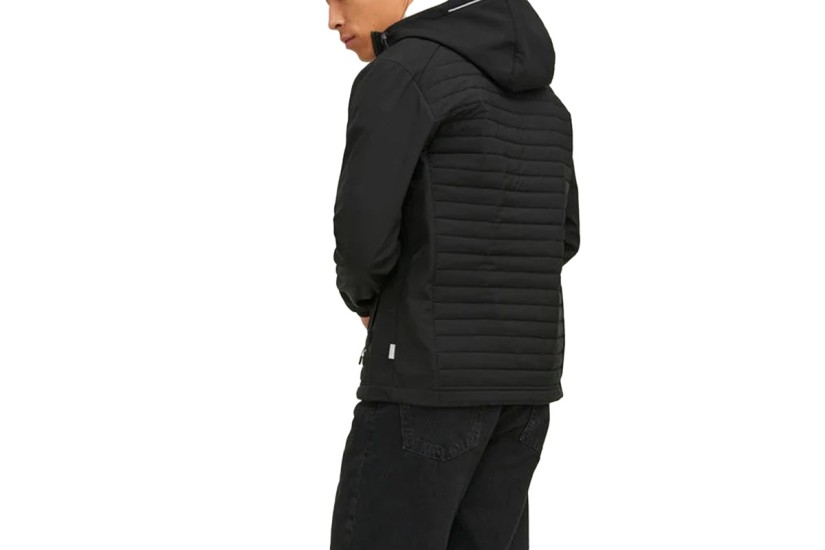 Jack And Jones Cotoby Air Hybrid Μπουφάν Ελαφρύ Ανδρικό (12215938 BLACK)
