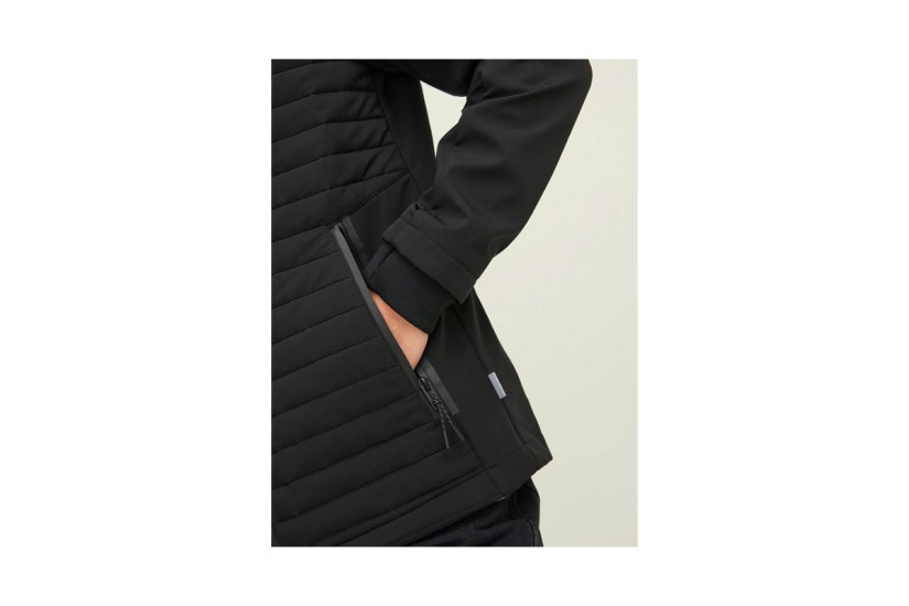 Jack And Jones Cotoby Air Hybrid Μπουφάν Ελαφρύ Ανδρικό (12215938 BLACK)