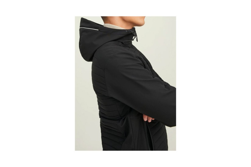 Jack And Jones Cotoby Air Hybrid Μπουφάν Ελαφρύ Ανδρικό (12215938 BLACK)