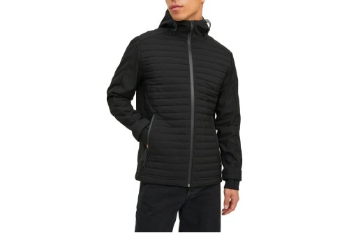 Jack And Jones Cotoby Air Hybrid Μπουφάν Ελαφρύ Ανδρικό (12215938 BLACK)
