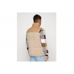 Jack And Jones Jorchili Teddy Puffer Collar Μπουφάν Sherpa Ανδρικό (12218825 OATMEAL)