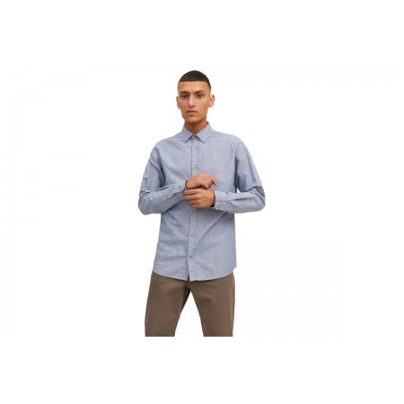 Jack And Jones Jjesummer Shirt L-S Πουκάμισο Μακρυμάνικο Ανδρικό 