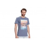 Jack And Jones Jjgem Tee Ss Crew Neck T-Shirt Ανδρικό (12221007 FLINT STONE)