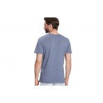 Jack And Jones Jjgem Tee Ss Crew Neck T-Shirt Ανδρικό (12221007 FLINT STONE)