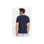 Jack And Jones Jjgem Tee Ss Crew Neck T-Shirt Ανδρικό (12221007 NAVY BLAZER)