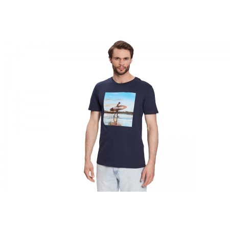 Jack And Jones Jjgem Tee Ss Crew Neck T-Shirt Ανδρικό 