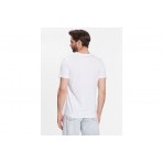 Jack And Jones Jjgem Tee Ss Crew Neck T-Shirt Ανδρικό (12221007 WHITE)