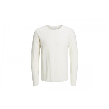 Jack And Jones Jjslub Knit Crew Neck Μπλούζα Με Λαιμόκοψη Ανδρική 