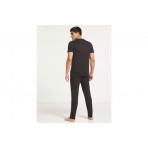 Jack And Jones Jacbasic Ss Tee And Pants Giftbox Σετ Πιτζάμας (12223560 BLACK)